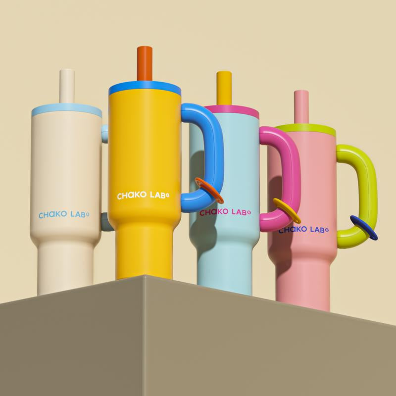 Chakolab Bawangcup Insulated Water Bottle Drinkware Colorful Tumbler 1000Ml Silicone Containers