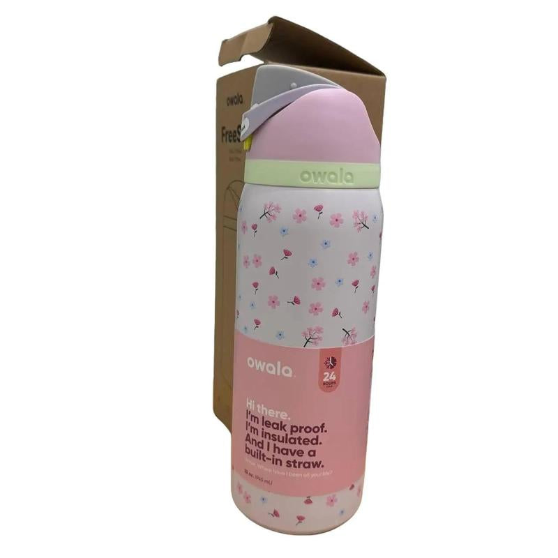 Owala NEW Pink Flowers Color, Water Bottle Freesip 32 Oz, Bottle Urban Outfitters